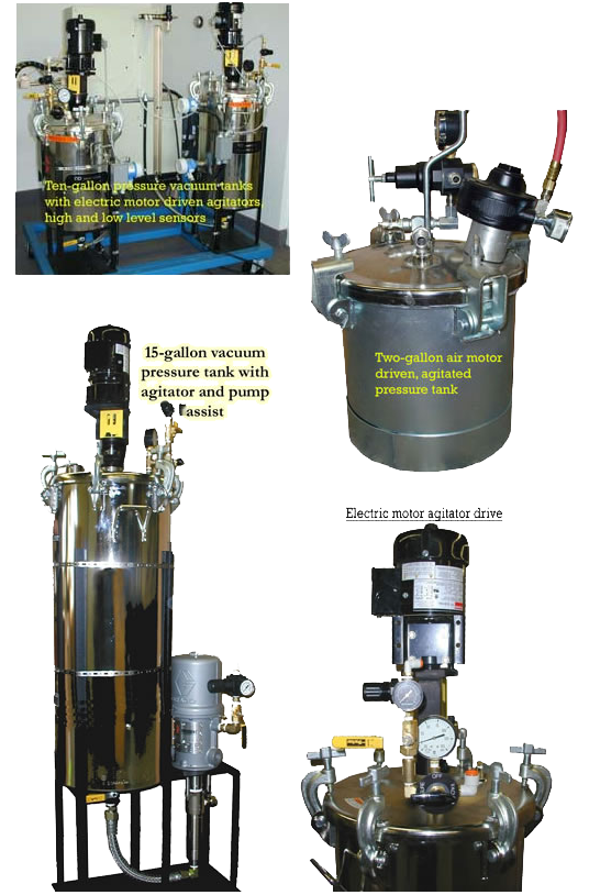 Pressure and vacuum tanks